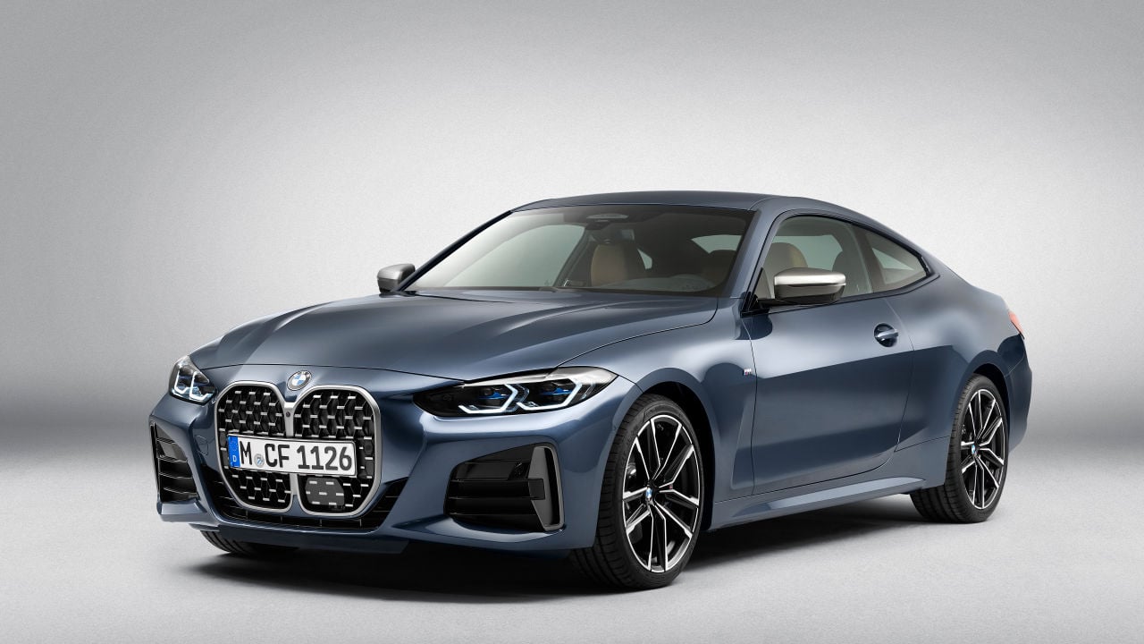 The new 2021 BMW 4 Series Coupe.