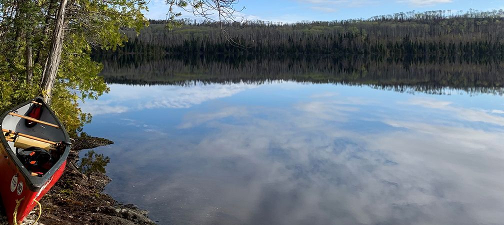 Wabakimi Provincial Park, Moonshine Lake, boreal forest, northern Ontario