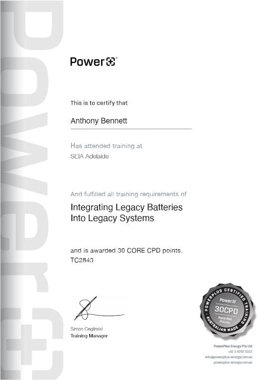 CPD points training certificate