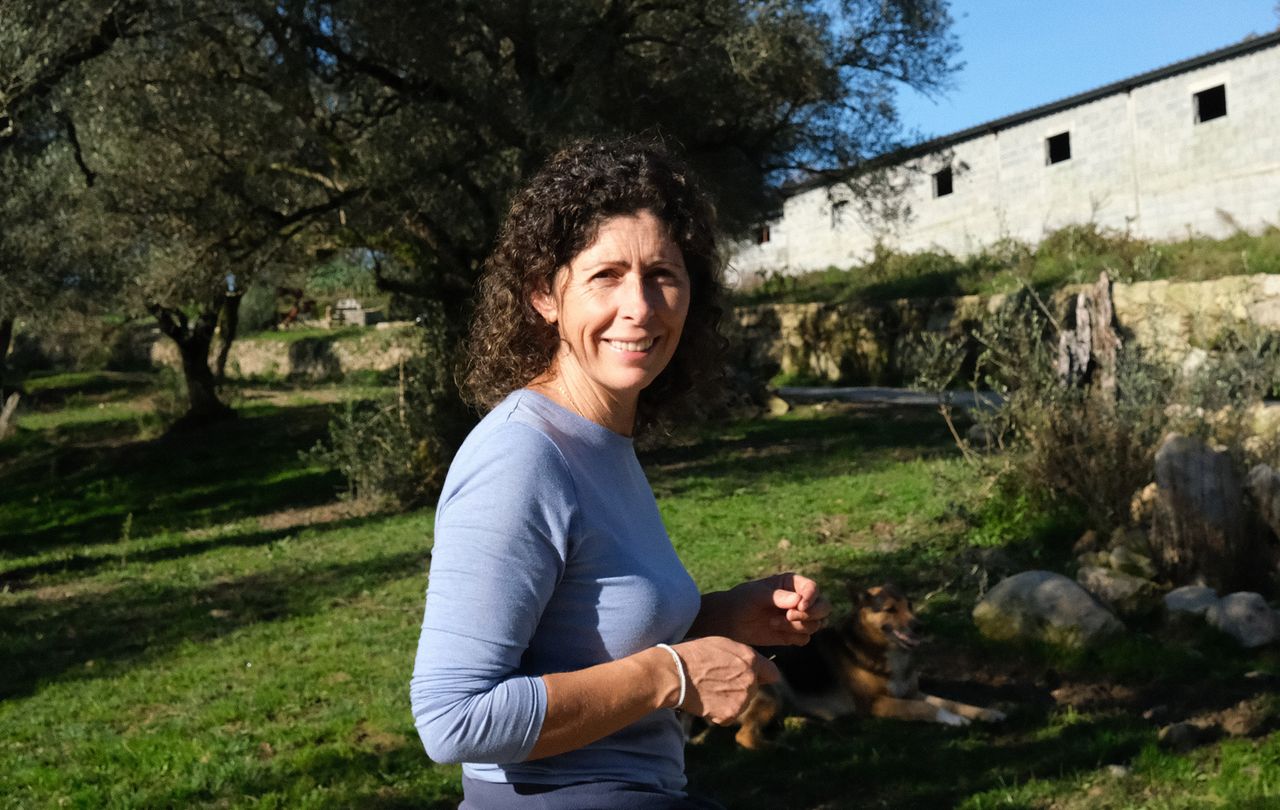 Aida Fernandes, 45, at her farm in Covas do Barroso, the village where her family has farmed for centuries.