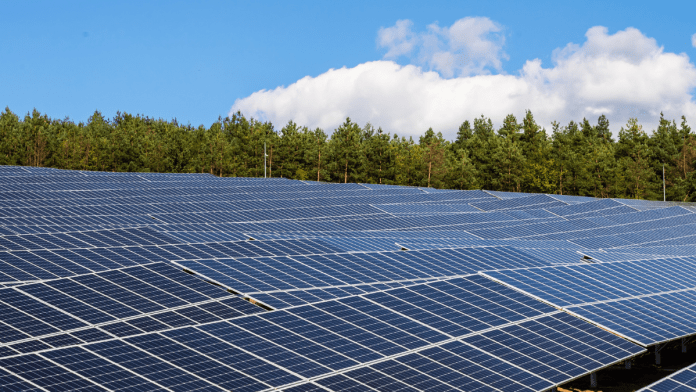 Solar Electricity Supplied by RWE from Hambach Opencast Mine