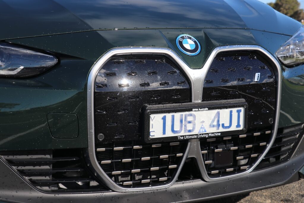 2024 BMW i4 eDrive35. Wombat teeth.