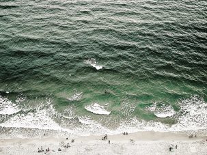 beach and ocean waves