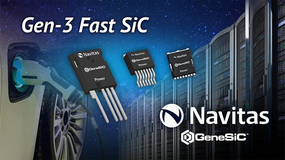 Navitas launches Gen-3 Fast SiC MOSFETs for EV charging - Charged EVs