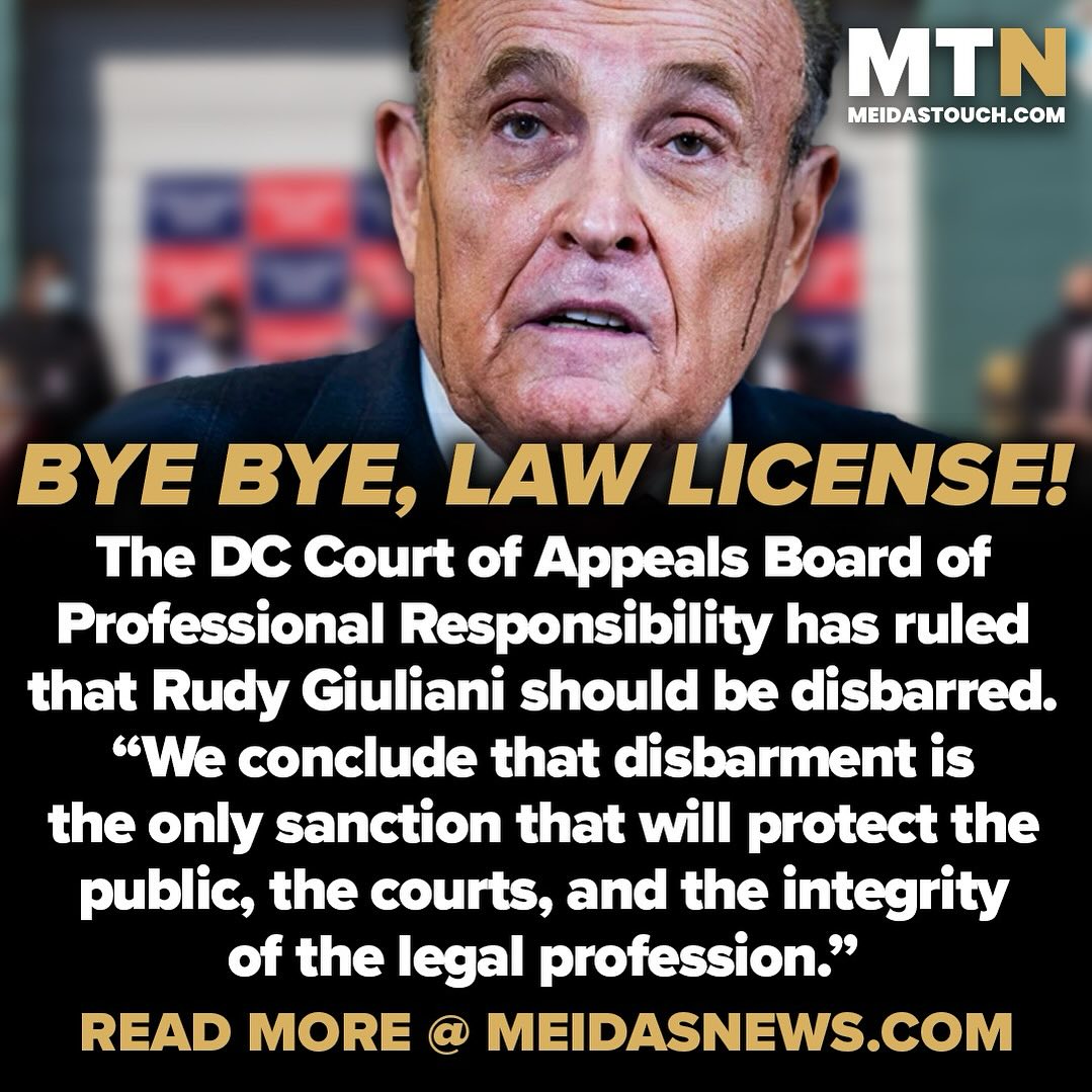 No More Law Career for Rudy Guiliani, But How Bad Is That?