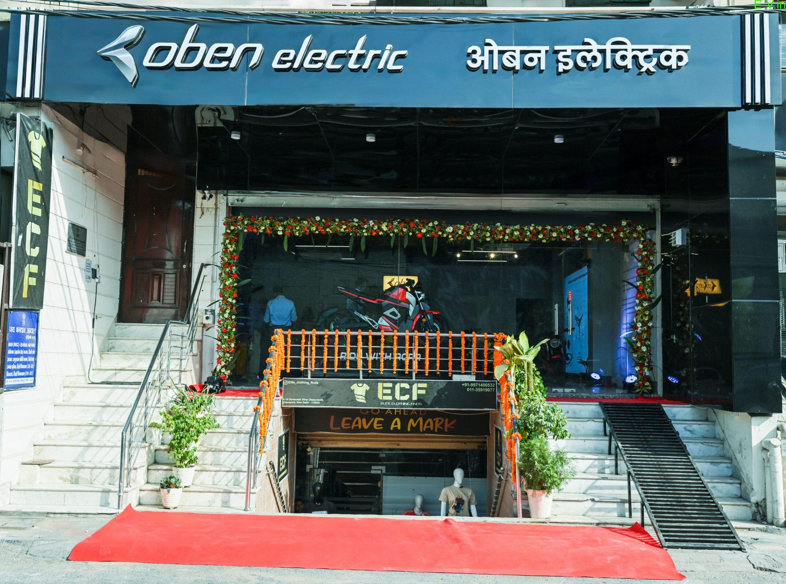 Oben Electric Opens Delhi Showroom; Announces Special Inaugural Price of ₹1.10 Lakhs for First 100 Customers