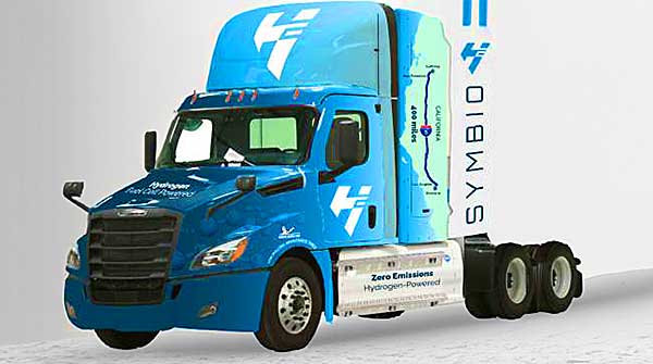 Symbio Demonstrates Class 8 Fuel Cell Electric Vehicle (FCEV) Truck Prototype